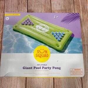 Sun Squad Inflatable Giant Pool Party Pong New